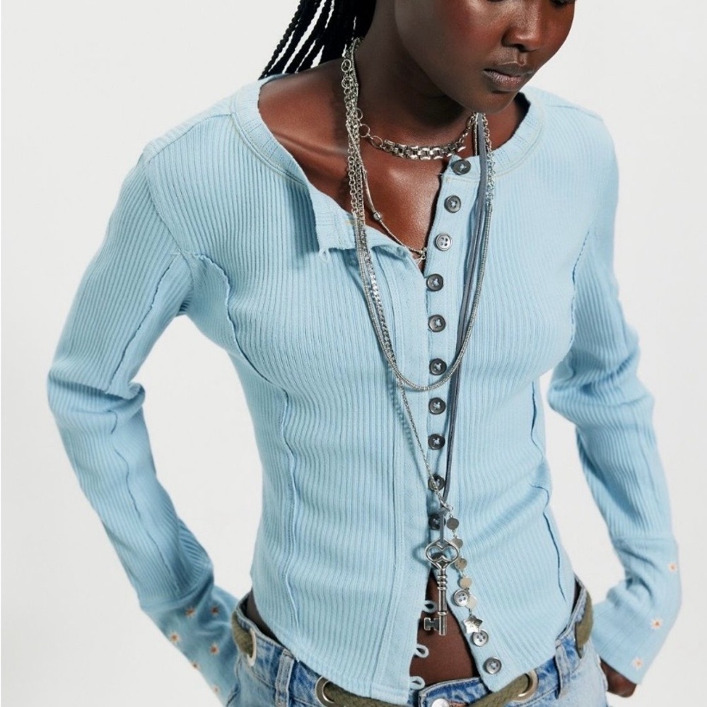 We The Free Daria Cuff cardi